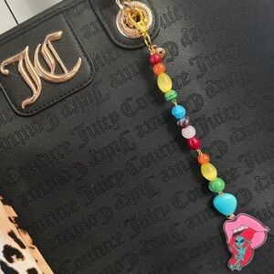 Handmade Glass Colorful Alien Charm